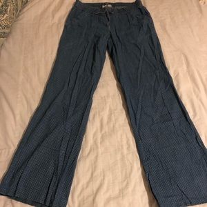Patterned Flare Pants